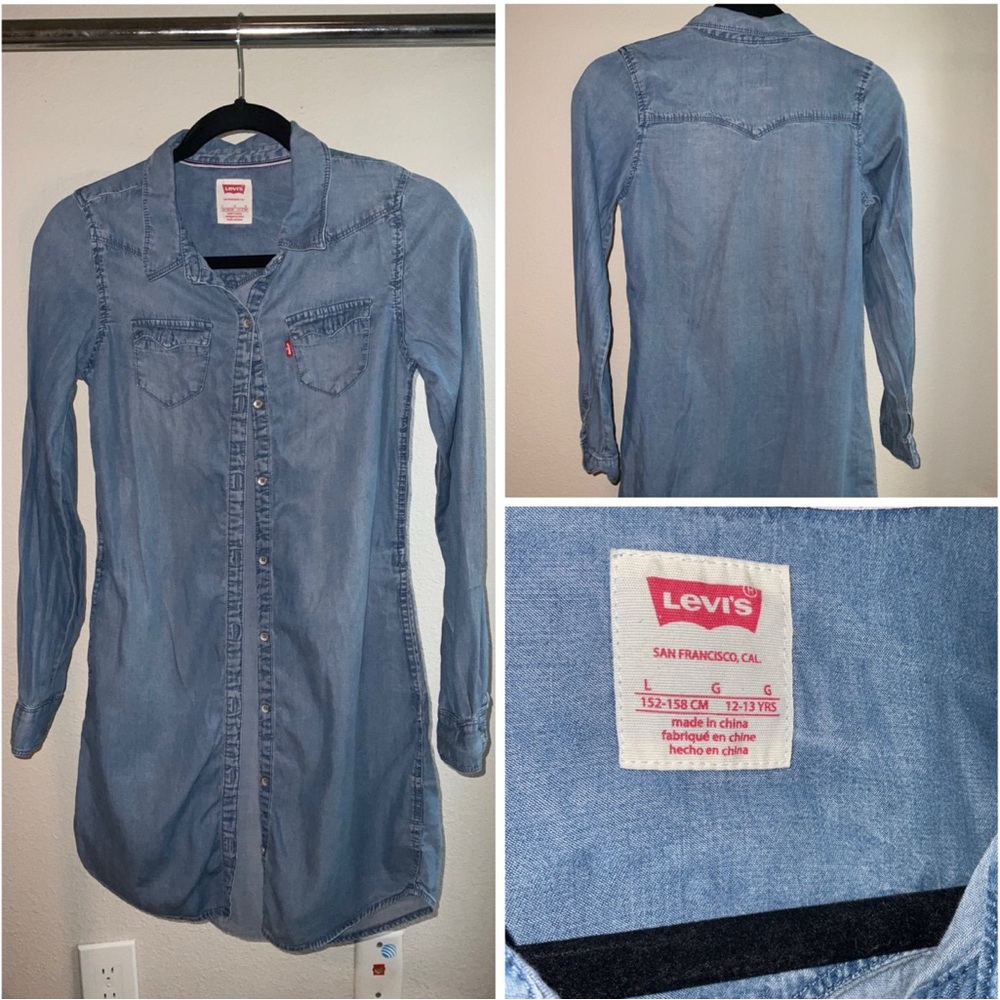 Levi's Light Blue Denim Dress